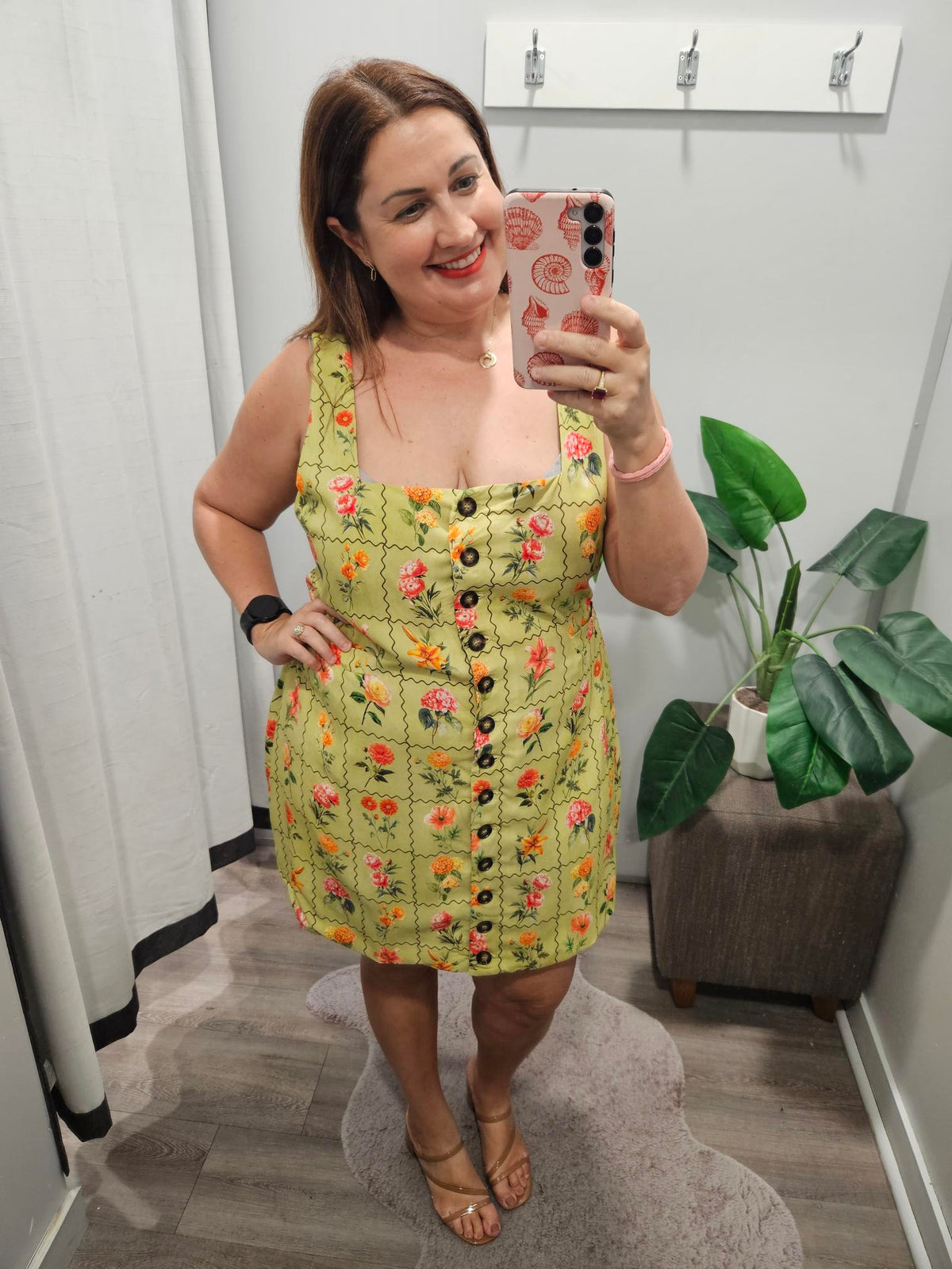 Rosaline Print Mini Dress