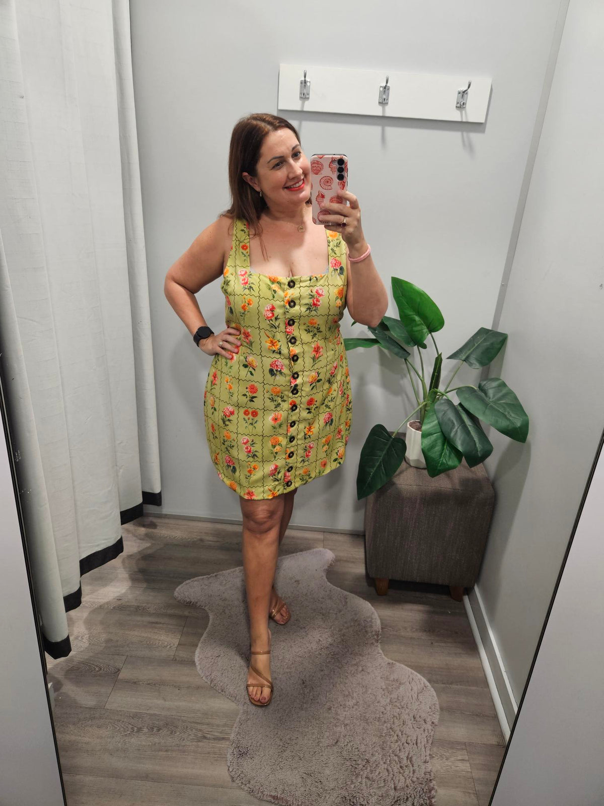 Rosaline Print Mini Dress