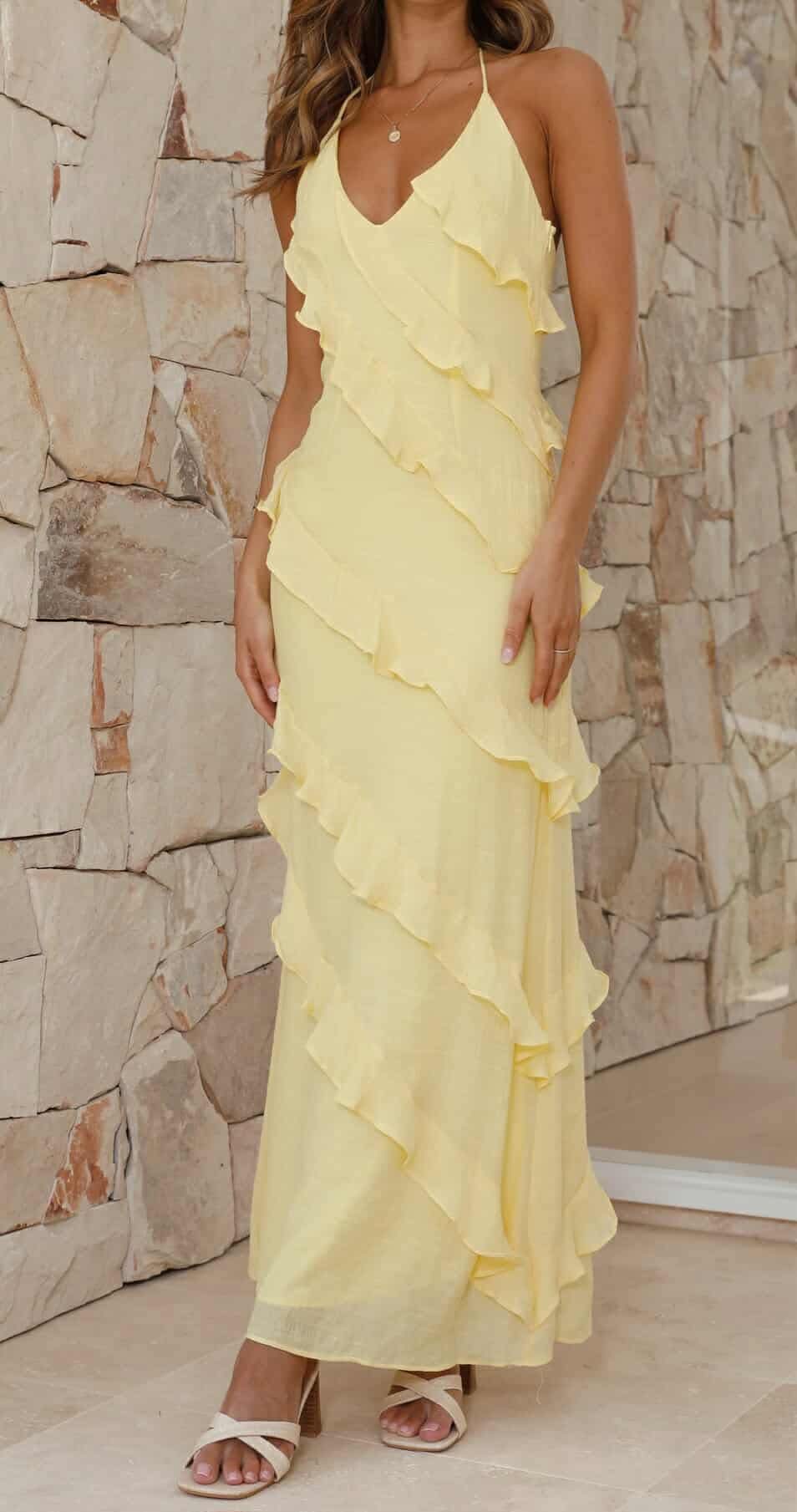 Daphne Dress Lemonade