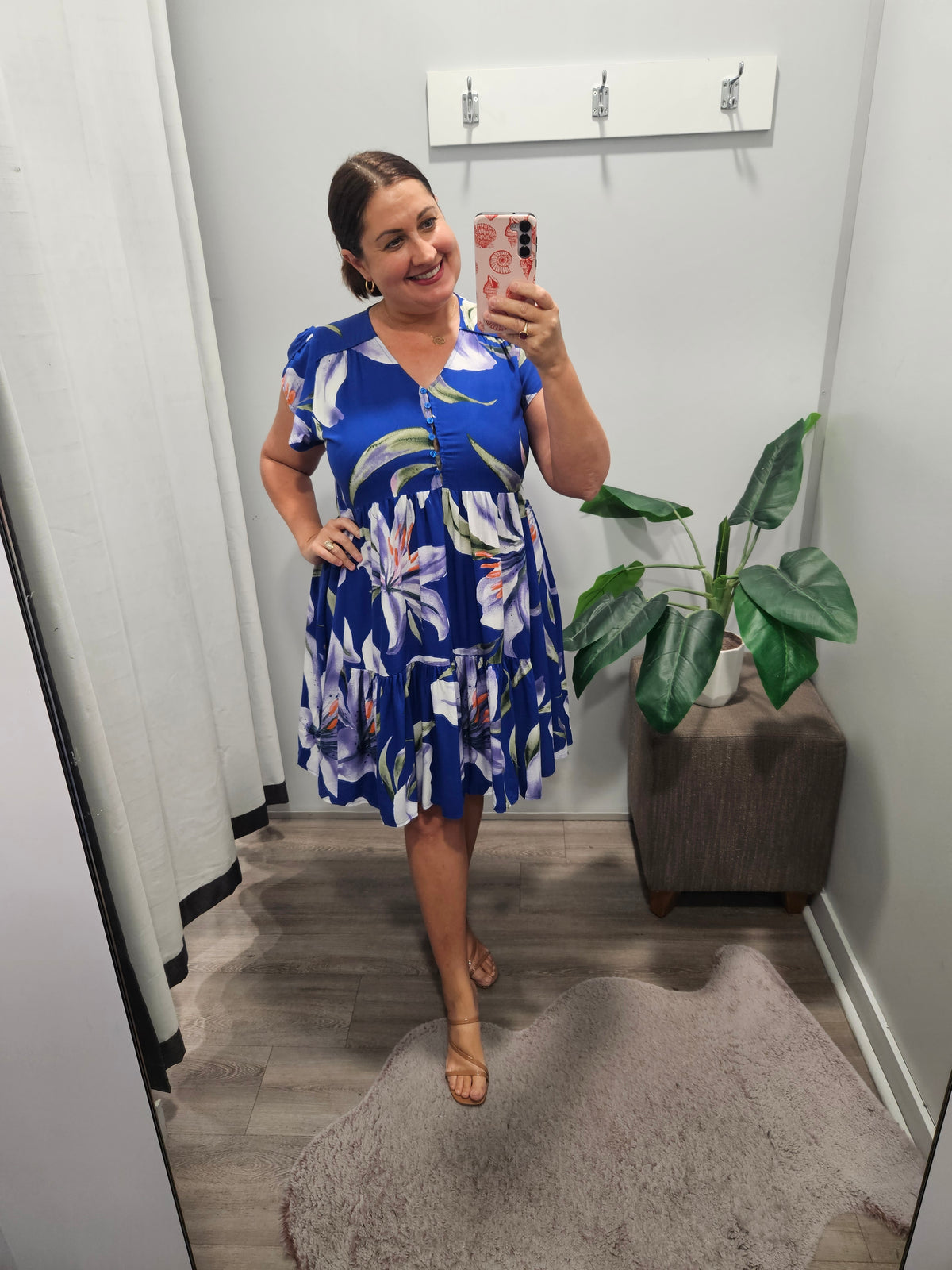 Asteria Print Tracey Dress