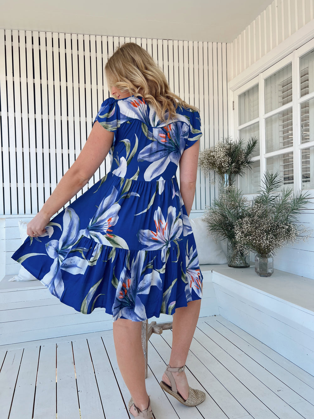 Asteria Print Tracey Dress