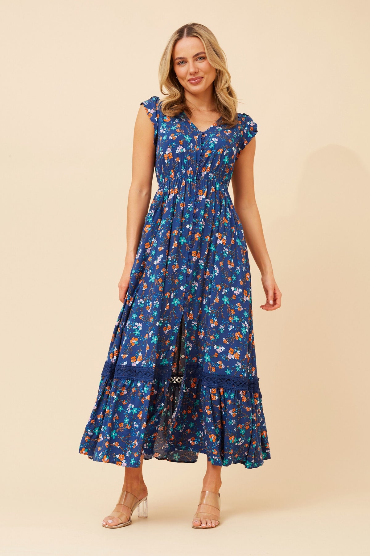 Agnes Dress Royal Blue