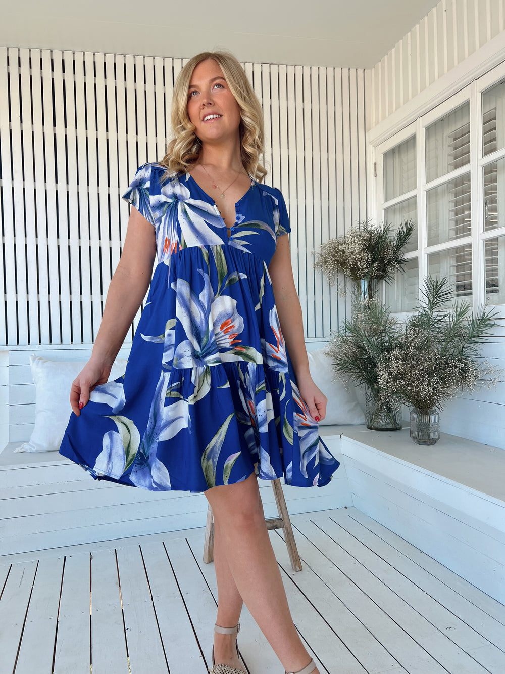 Asteria Print Tracey Dress
