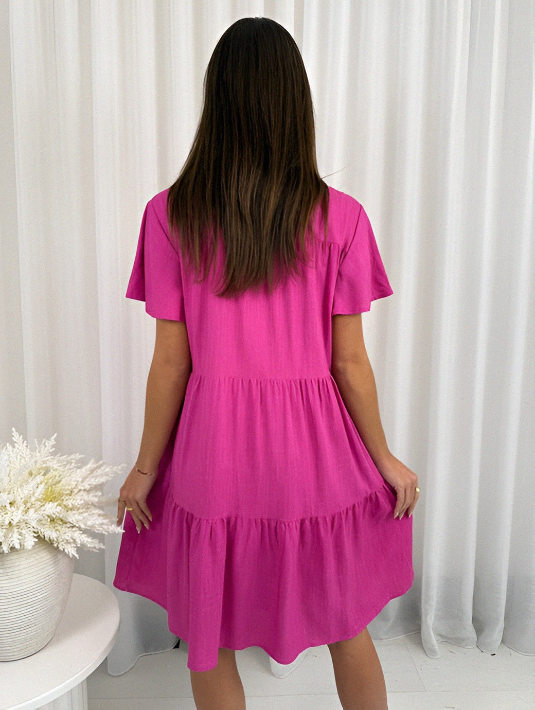 Arden Dress Magenta