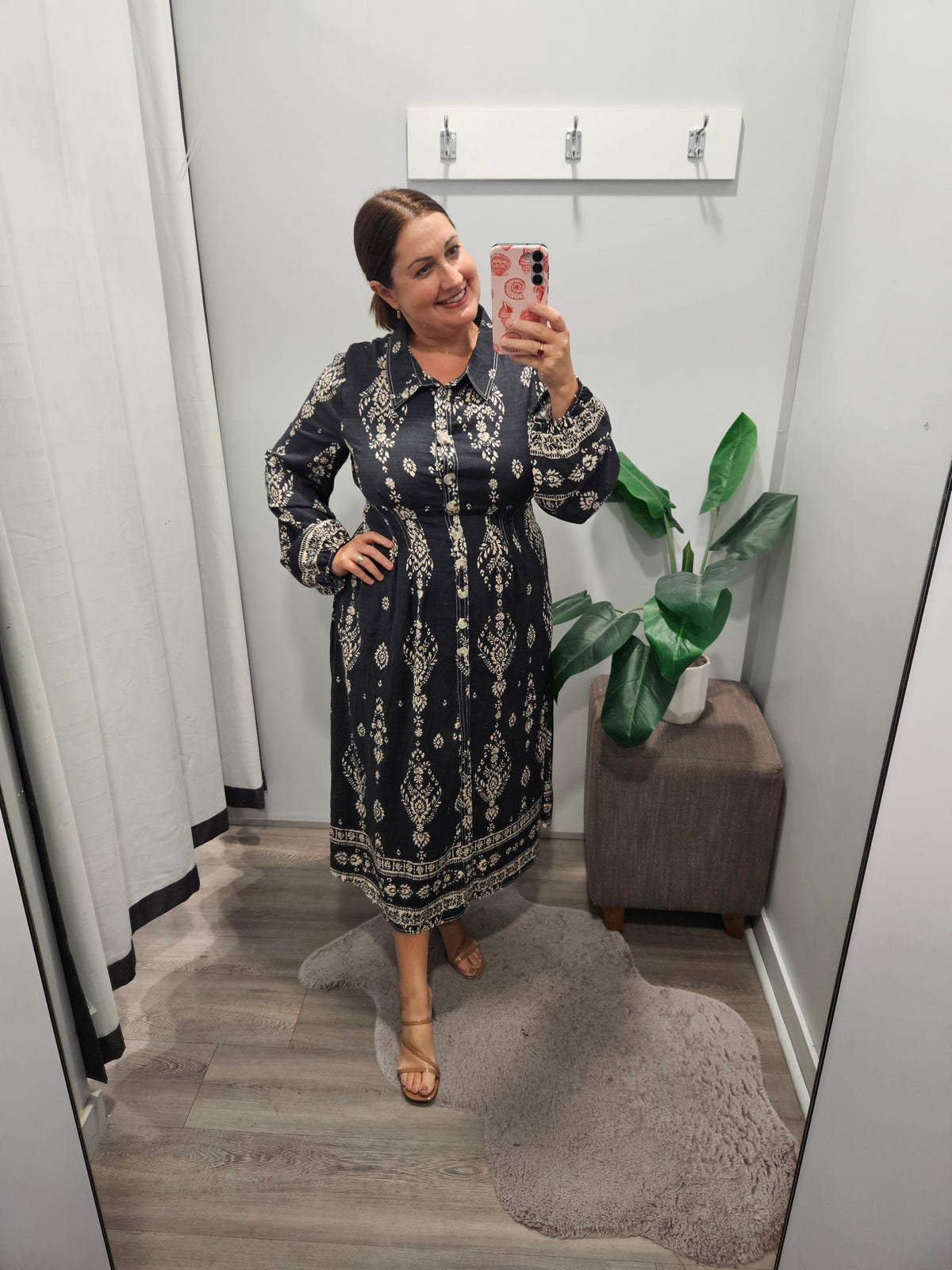 Moira Dress Charcoal