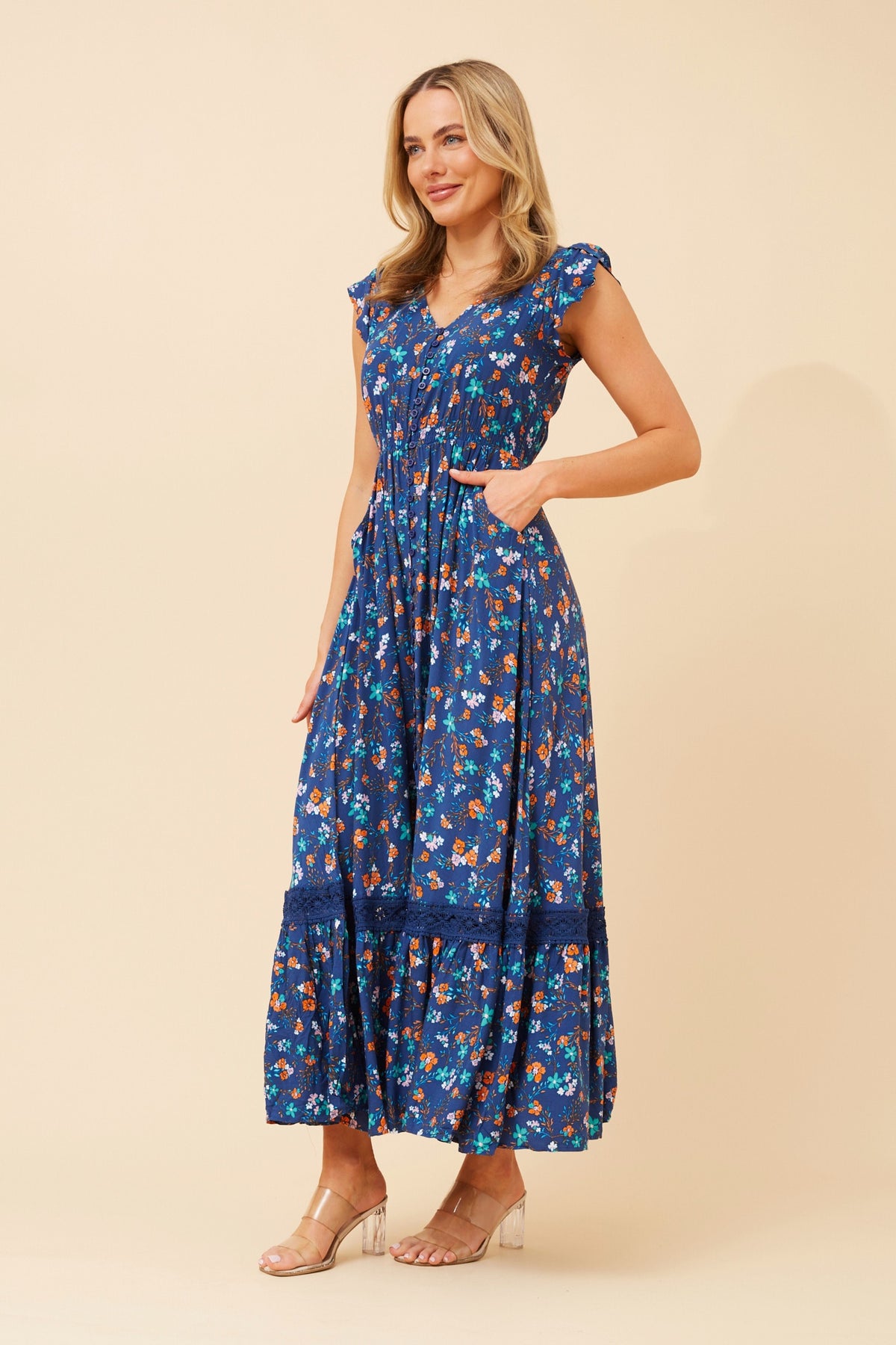 Agnes Dress Royal Blue