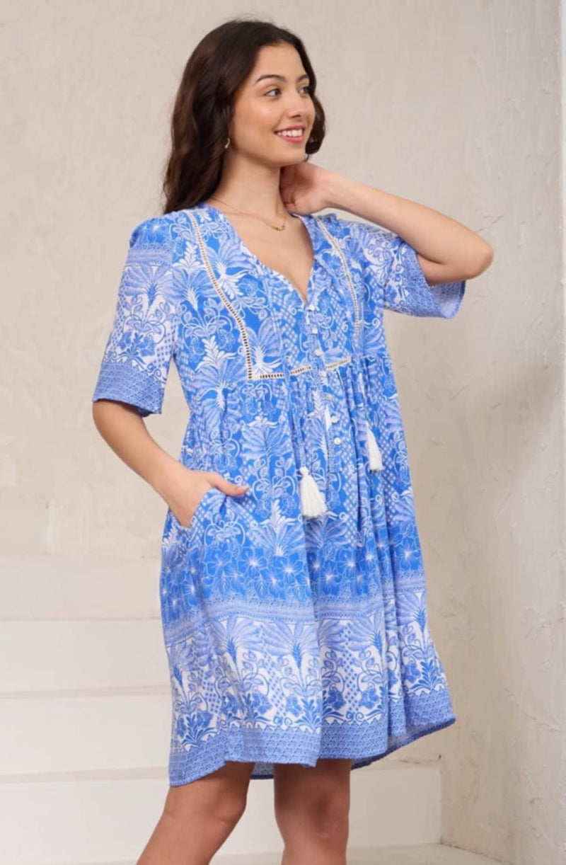 Lailah Dress Blue