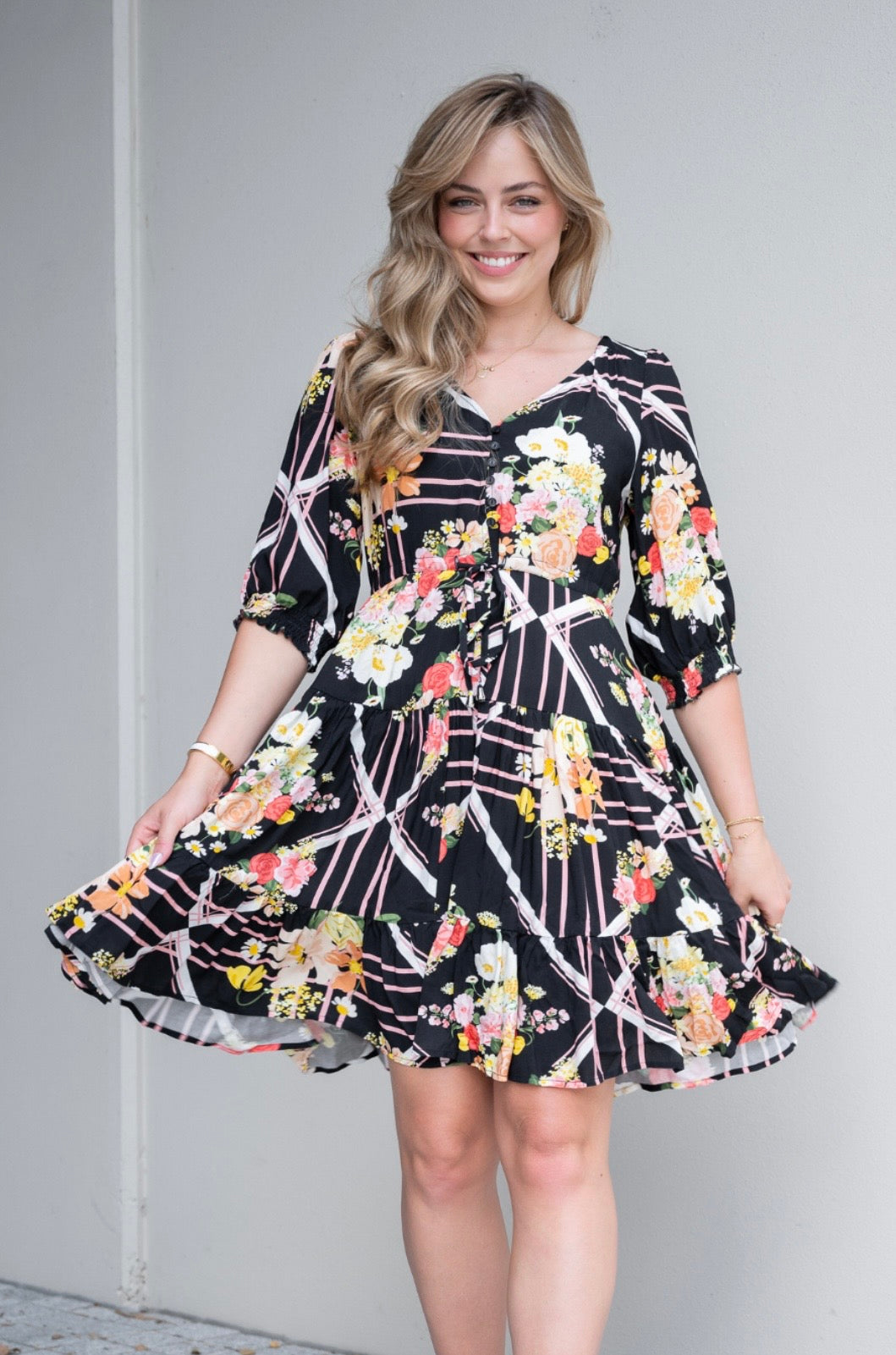 Koda Dress Black Floral