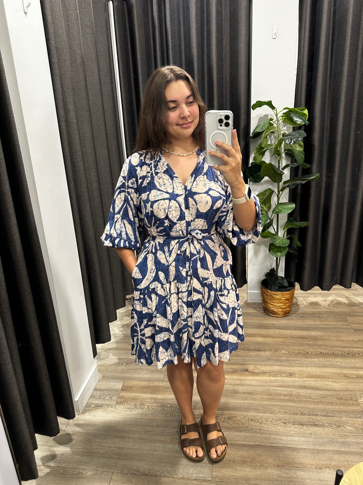 Irina Dress Blue