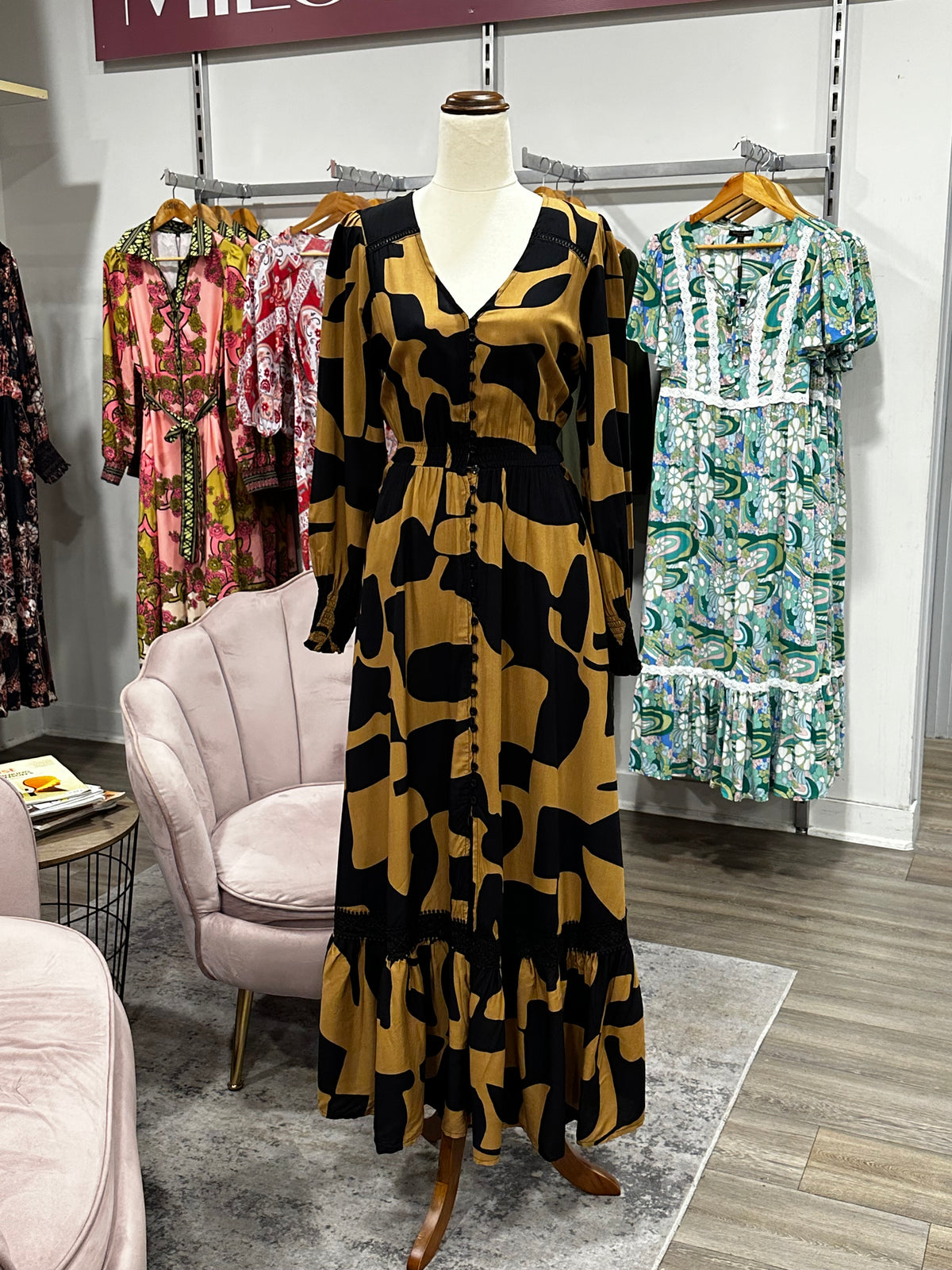 Agata Dress Camel