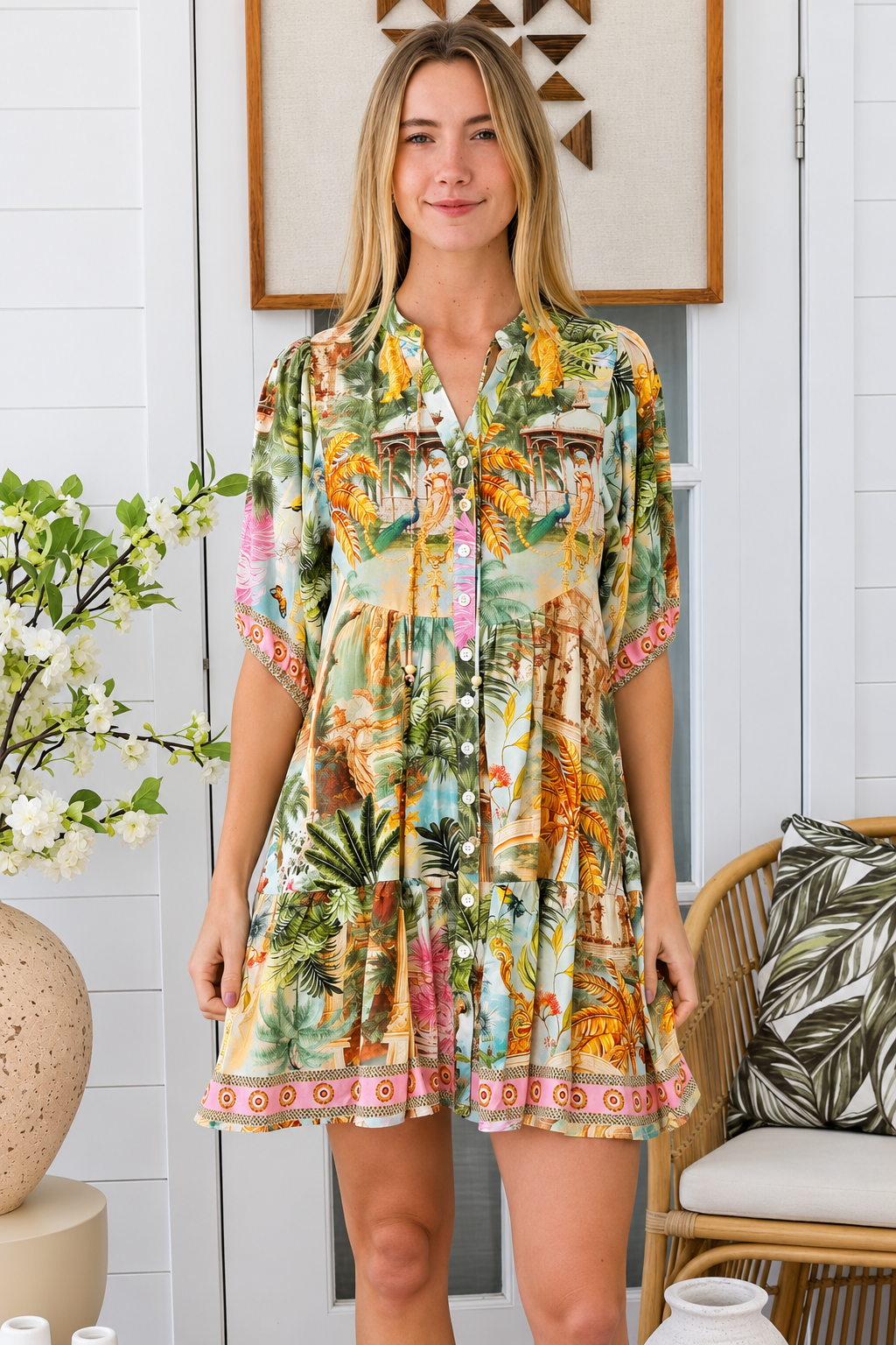 Marla Dress Oasis Print