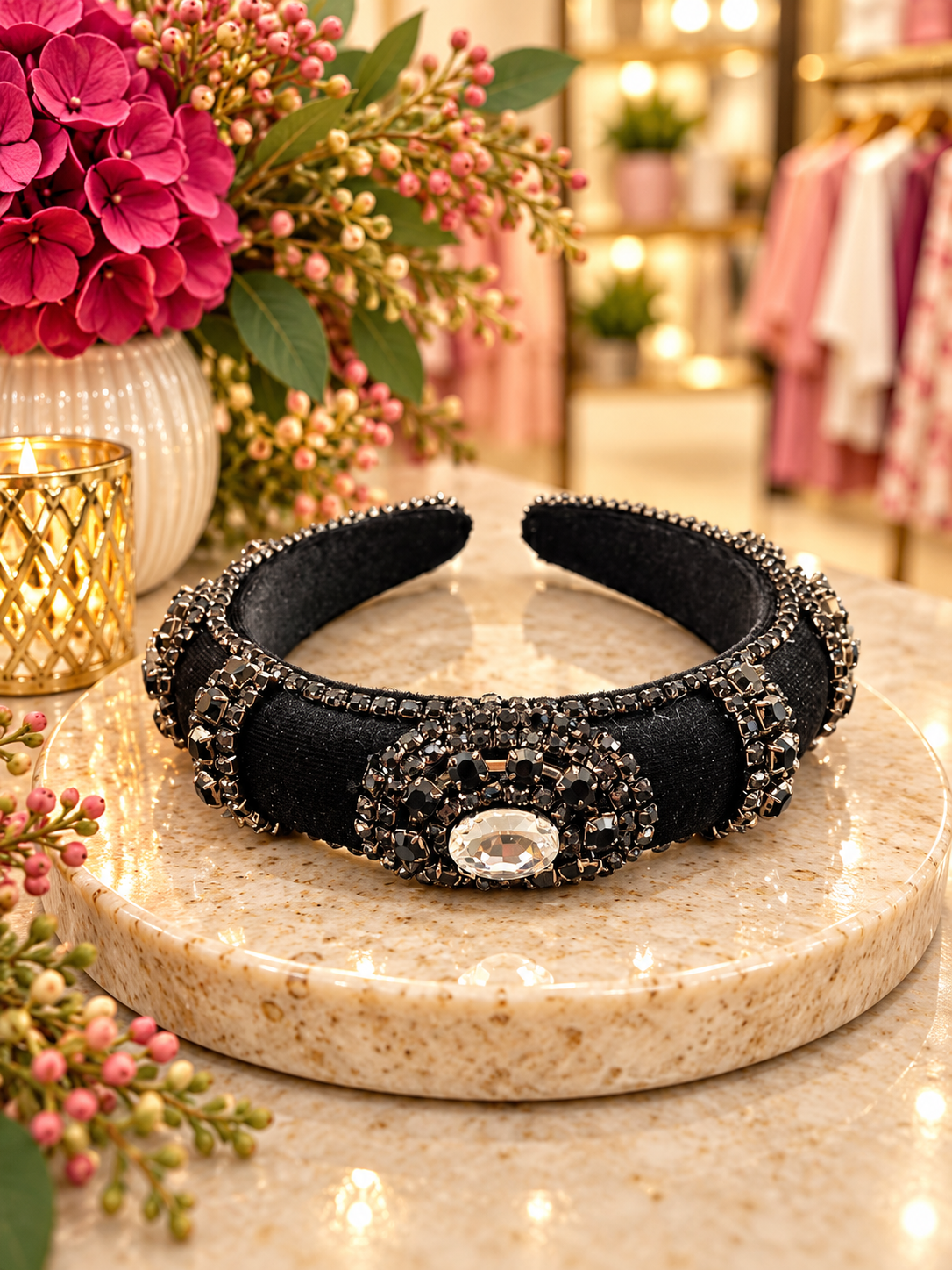 Zali Headband Black