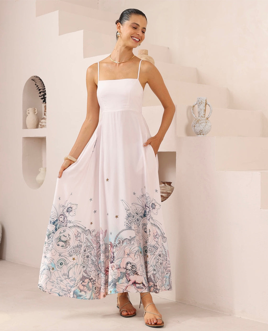 Mackenna Dress Celestial Print