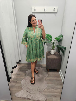 Tarrah Dress Green