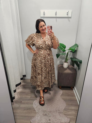 Briana Dress Leopard Print