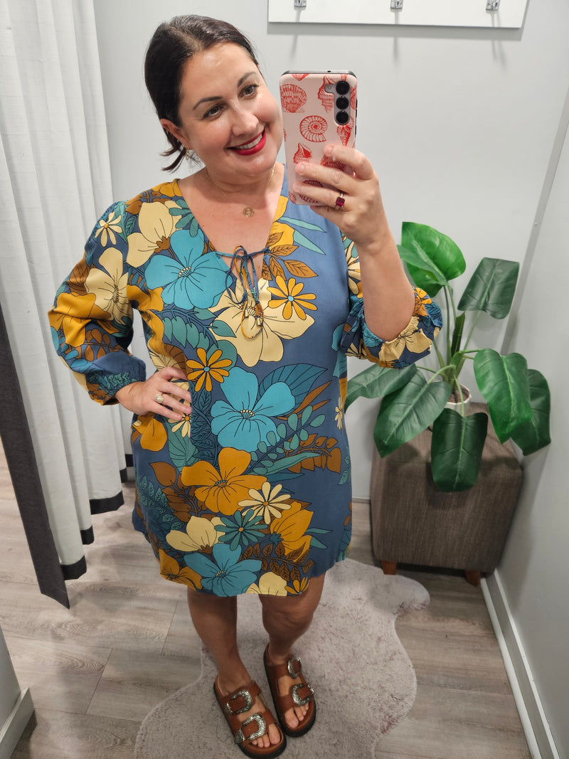 Stevie Print Lake Dress