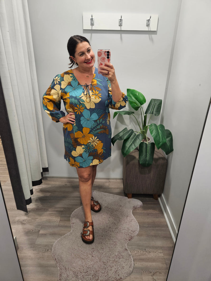 Stevie Print Lake Dress