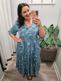 Serenade Print Eve Midi Dress
