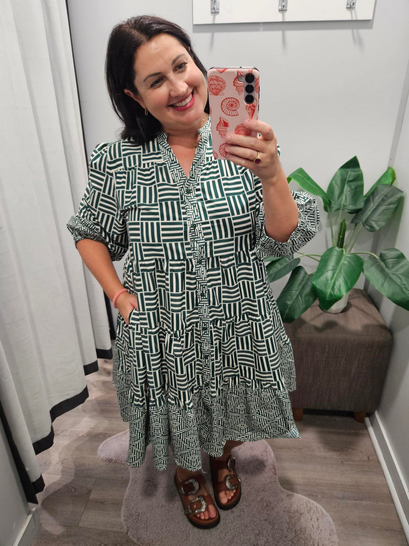 Atkins Dress Green