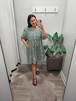 Atkins Dress Green