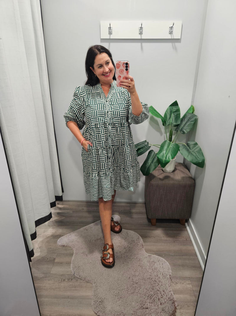 Atkins Dress Green