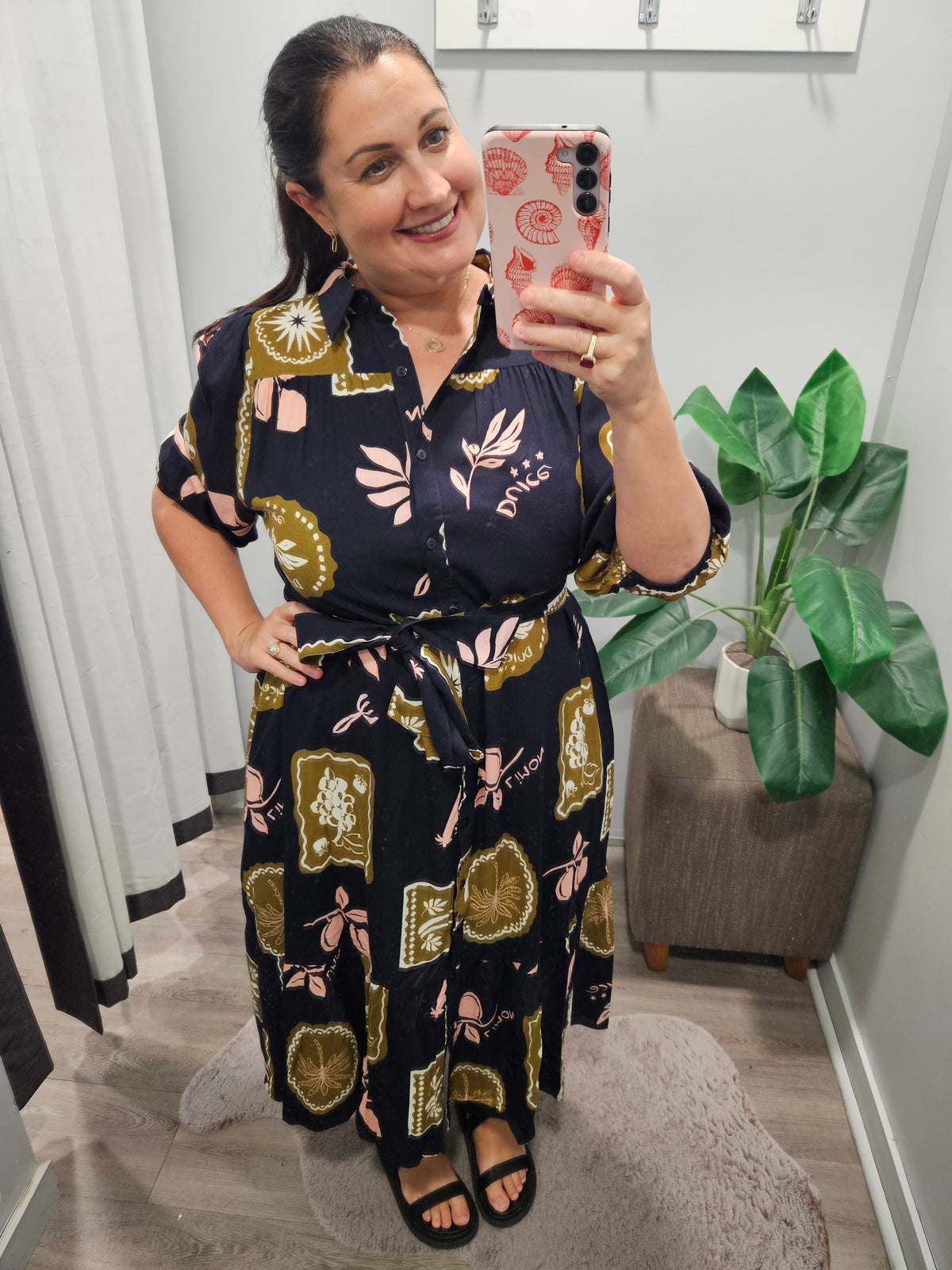 Avija Dress Navy