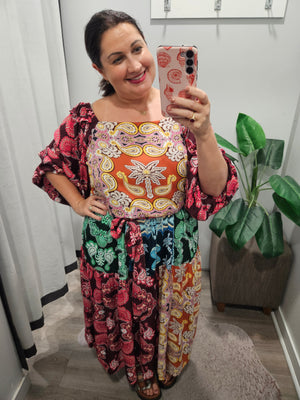 Knox Print Maxi Dress