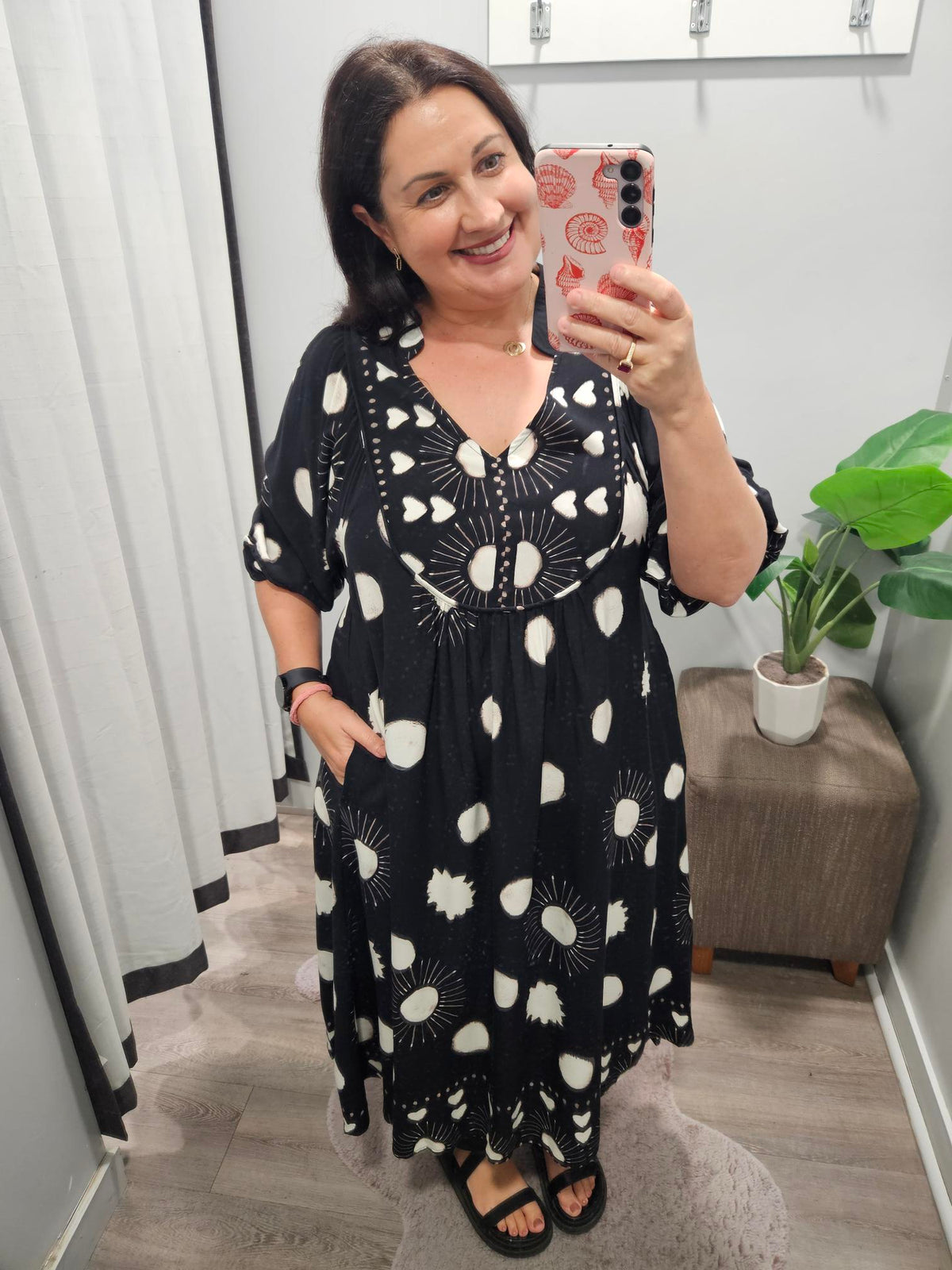 Neisha Dress Sun Print