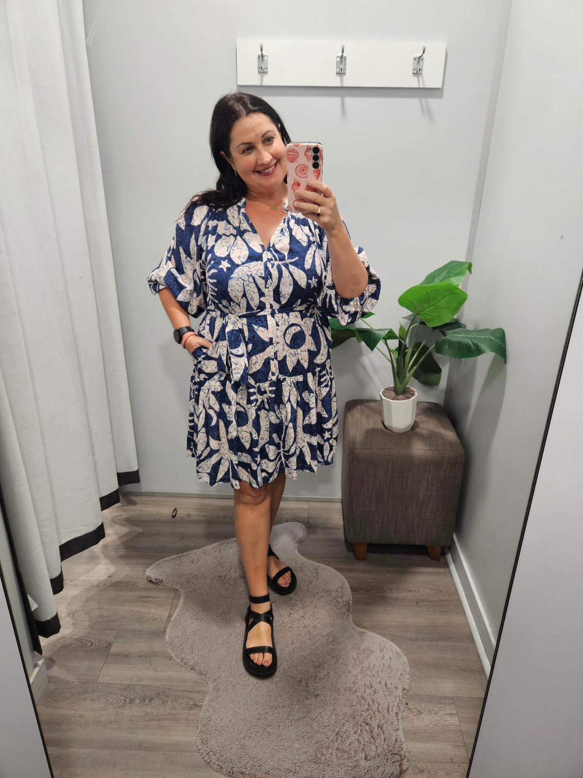 Irina Dress Blue
