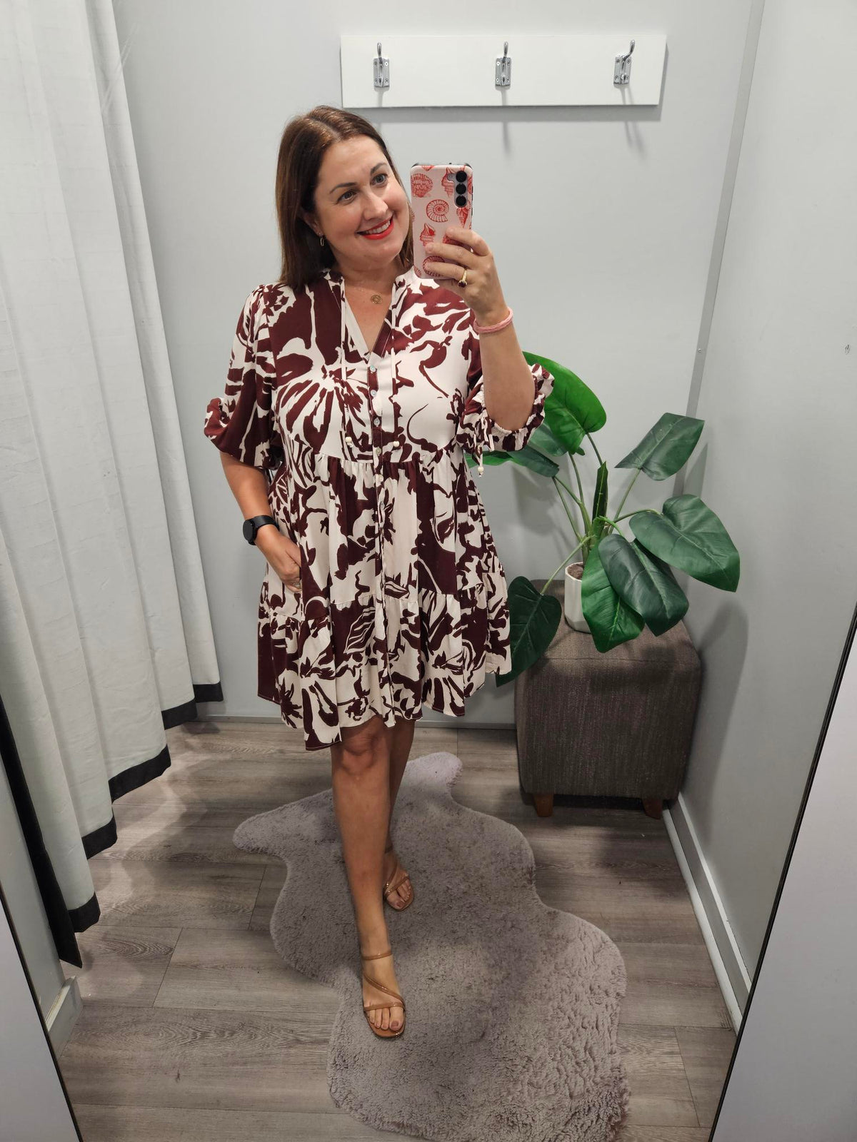 Sonya Dress Brown