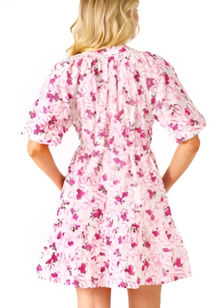 Sasha Dress Pink Floral