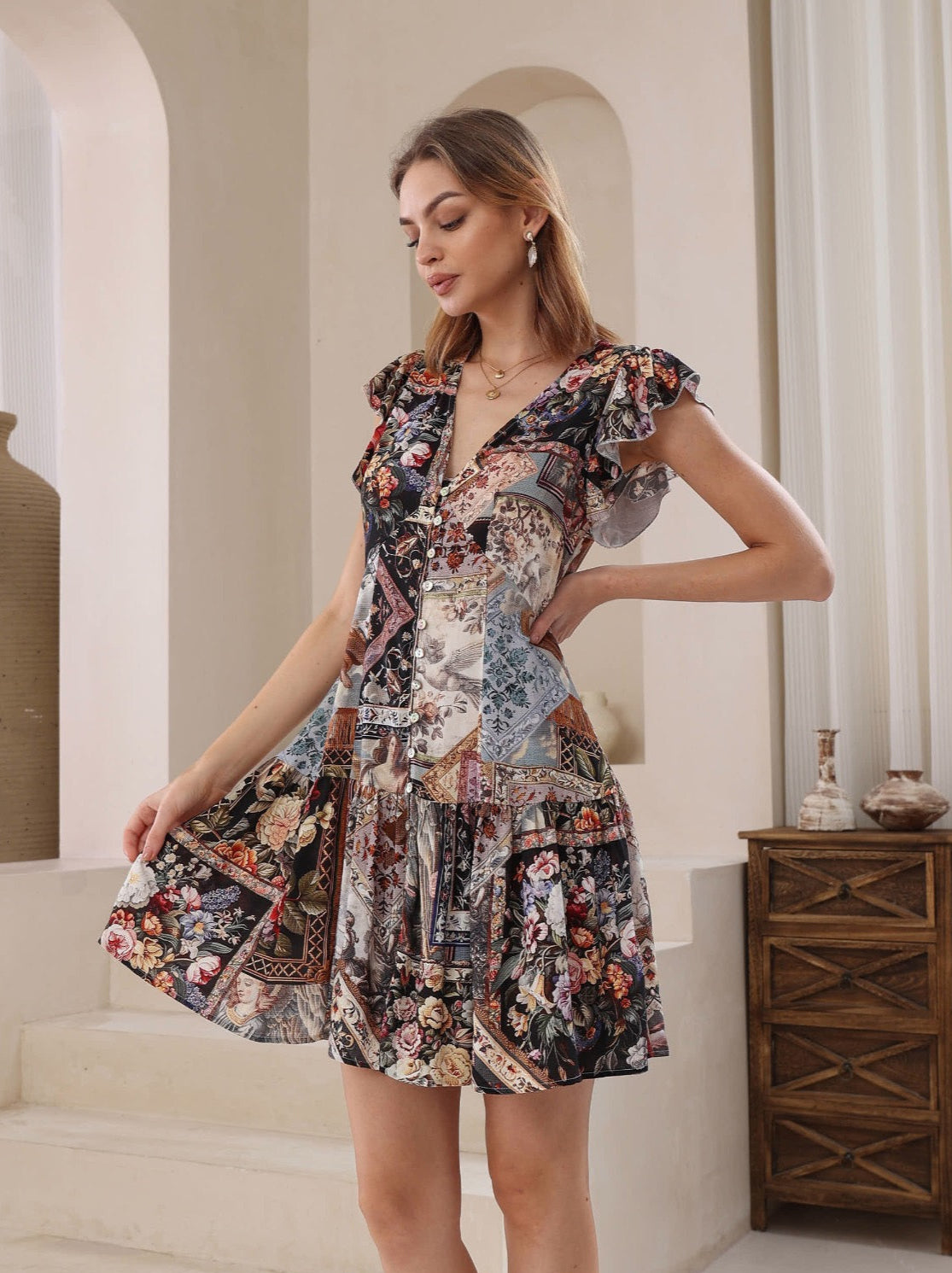 Rayna Dress Elisabeth Print