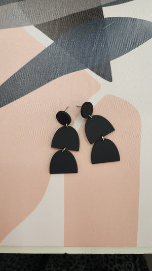 Haven Earrings Black