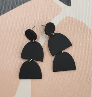 Haven Earrings Black