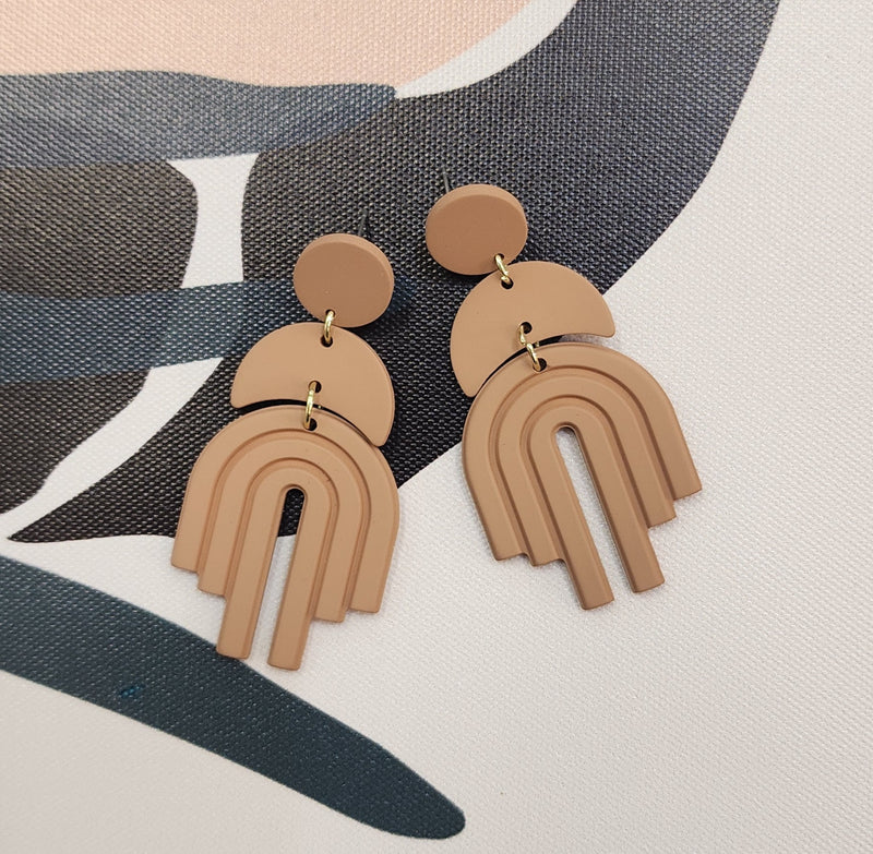 Eden Earrings Brown