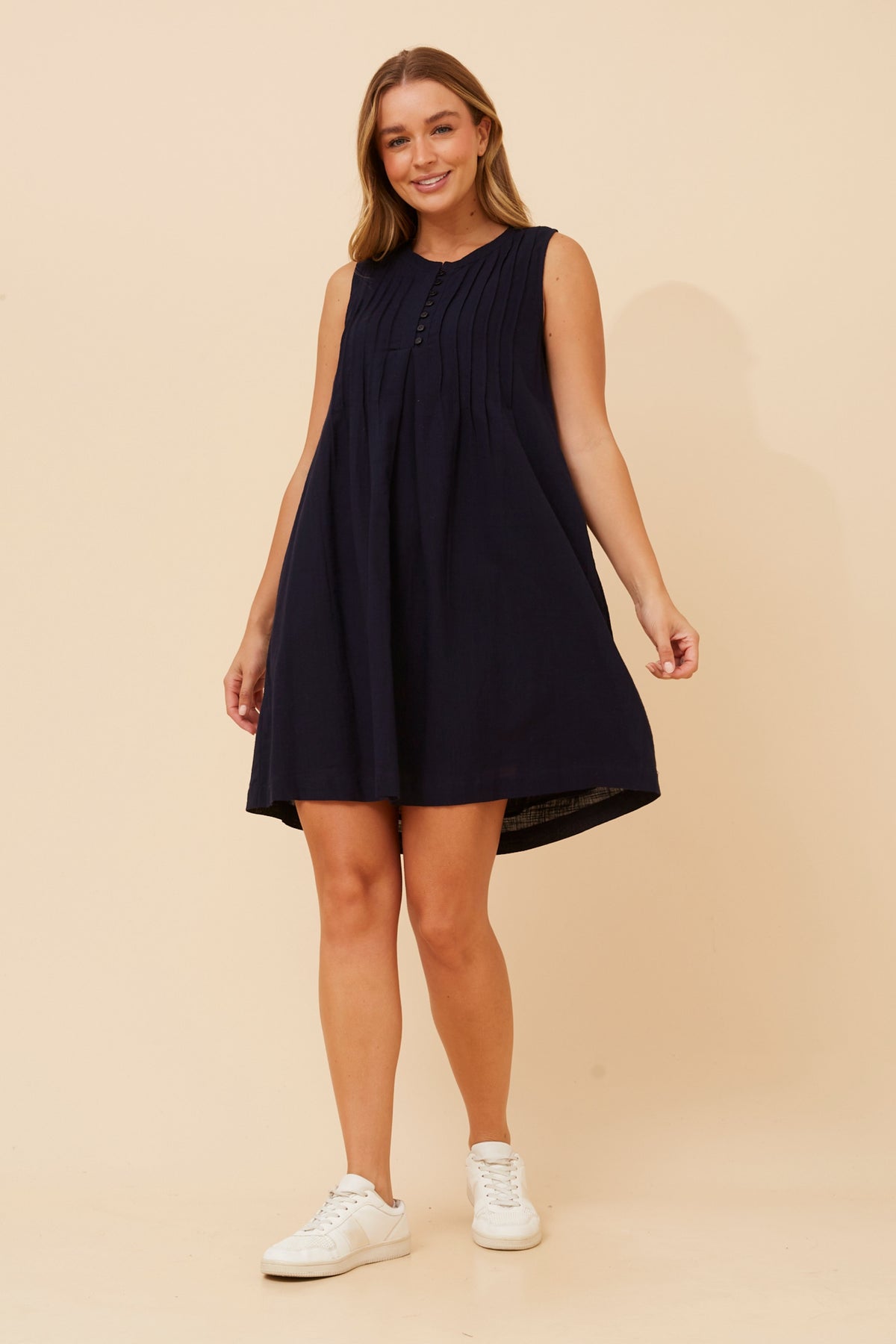 Charlotte Dress Navy