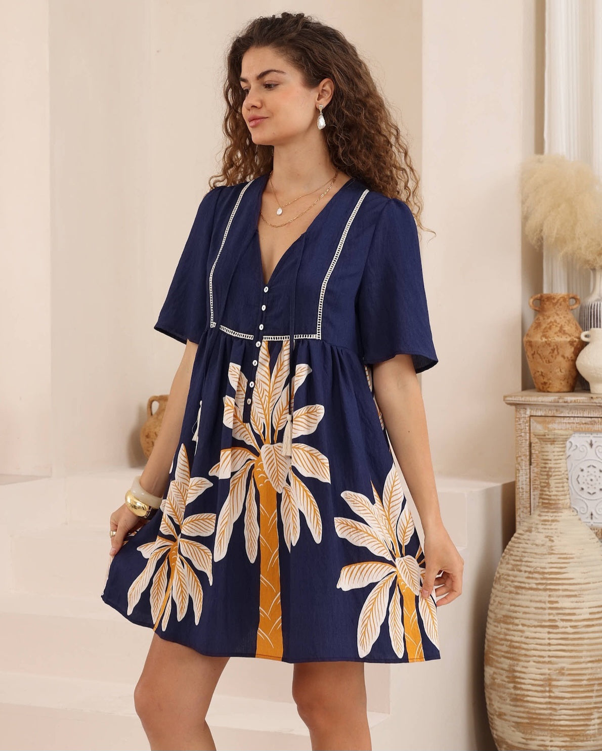 Lailah Dress Navy