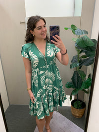 Canary Island Print Reese Dress