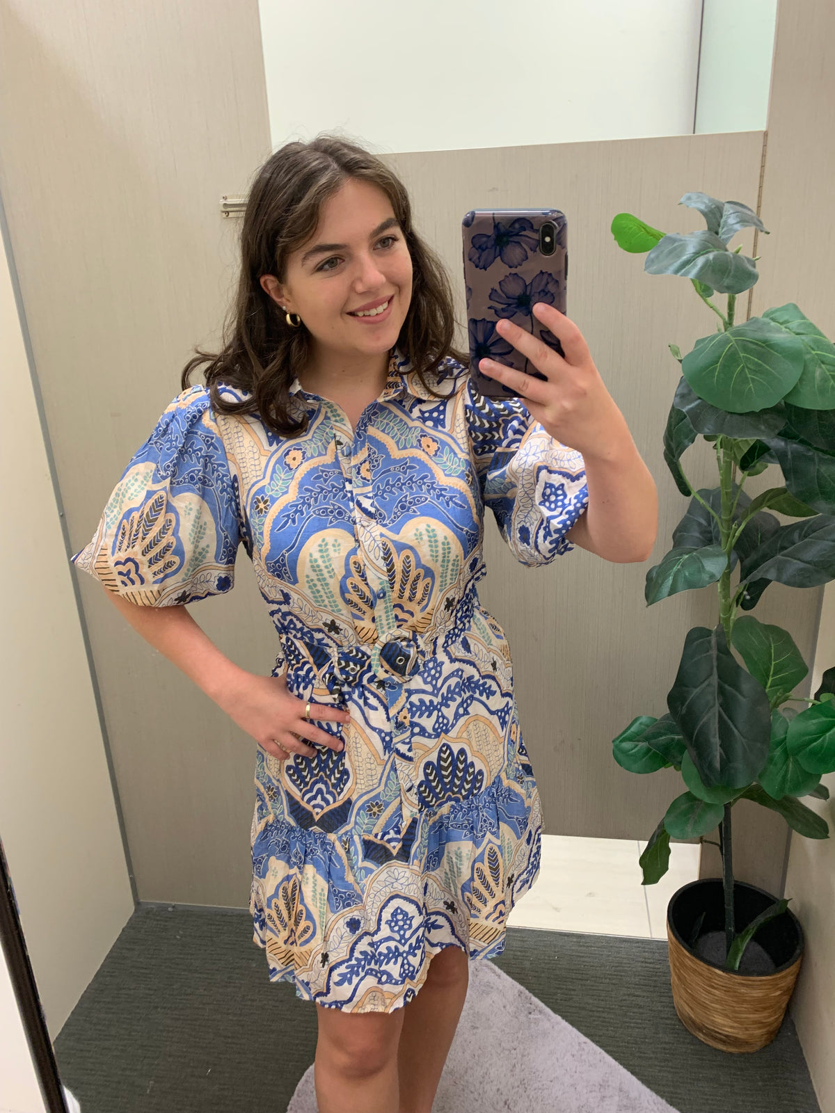 Cleo Dress Blue