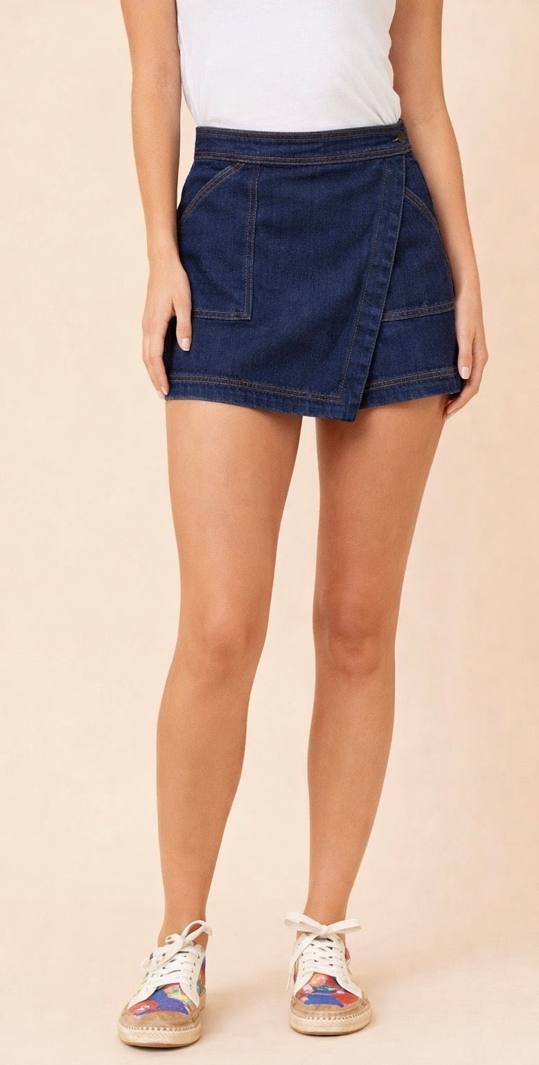 Alexandrina Skort Dark Denim