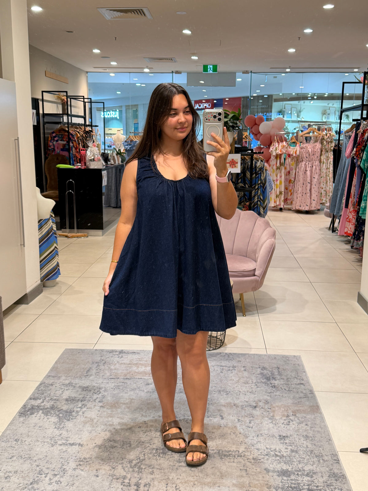 Jojo Dress Dark Blue
