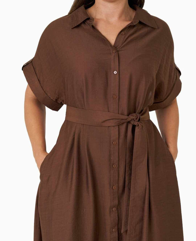 Lyric Dress Brown