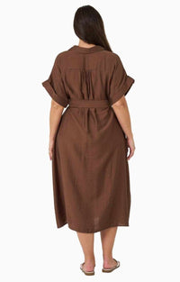 Lyric Dress Brown