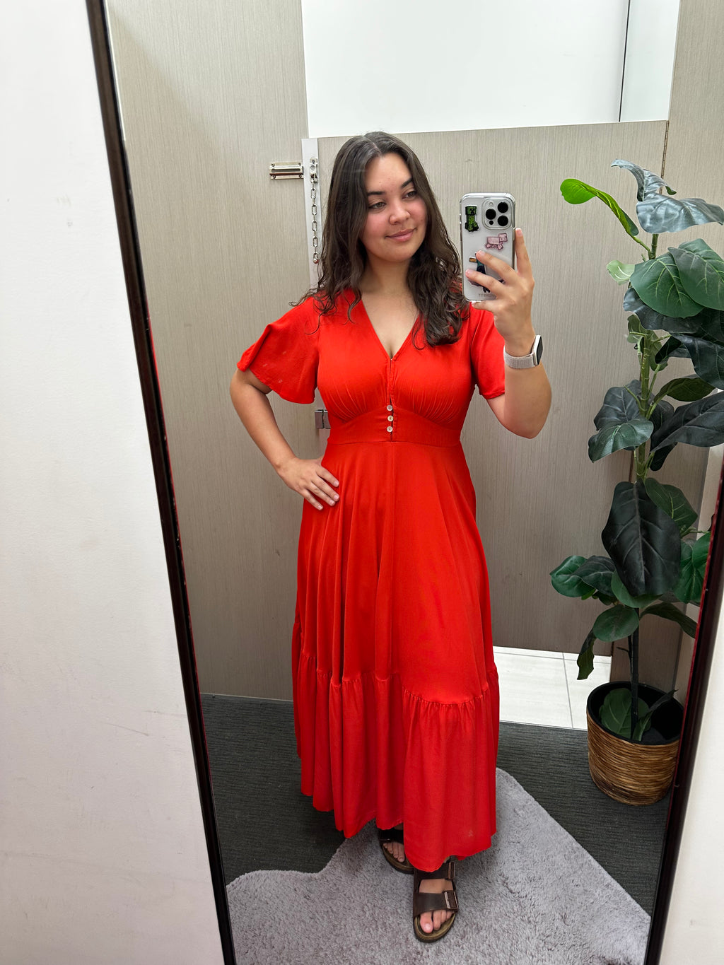 Jae Maxi Dress Red