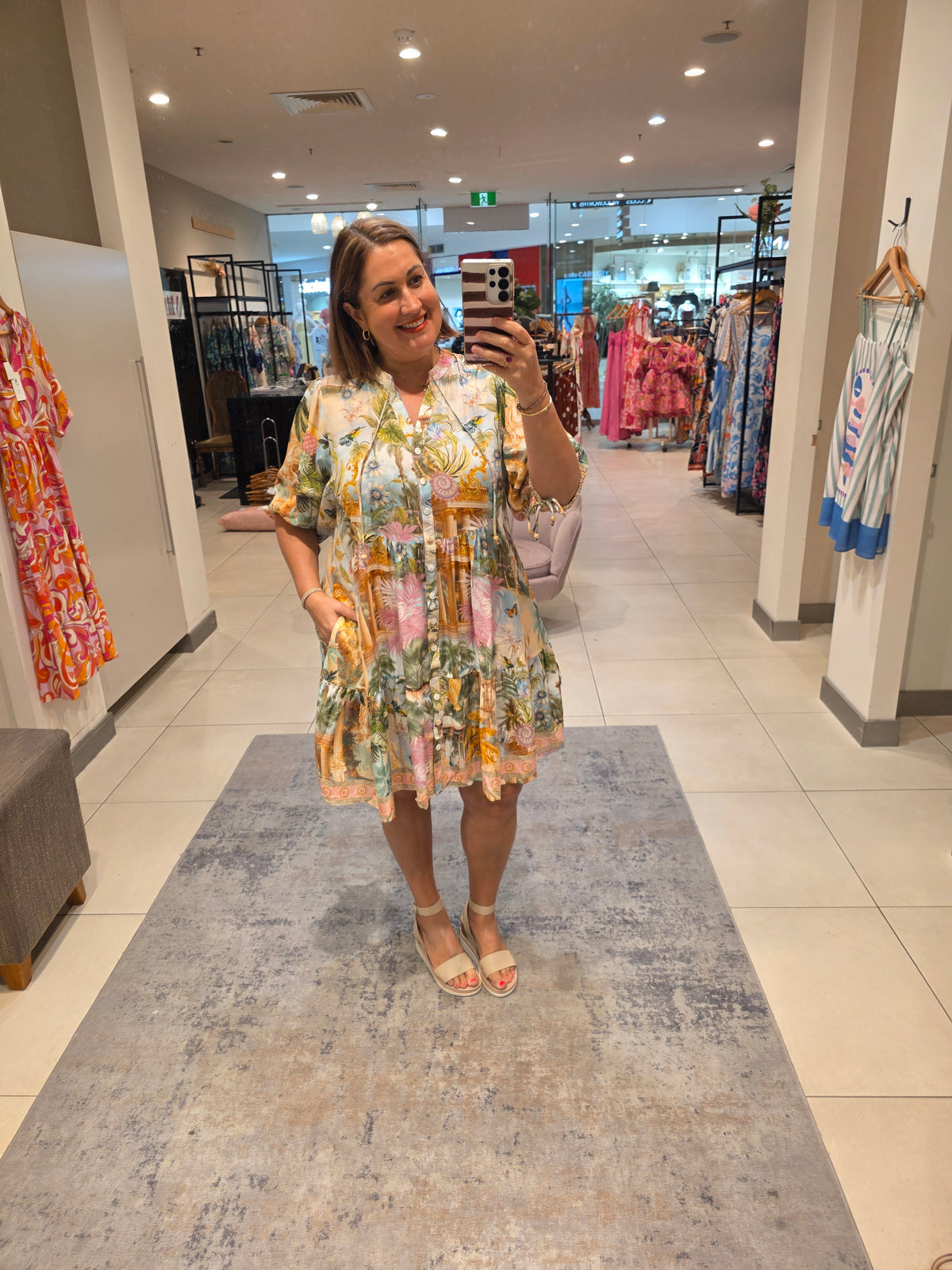 Marla Dress Oasis Print