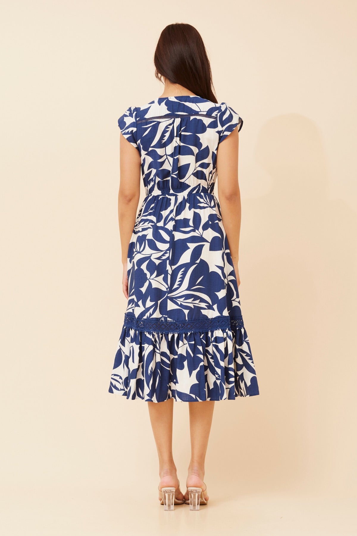 Aggie Dress Blue Leaf