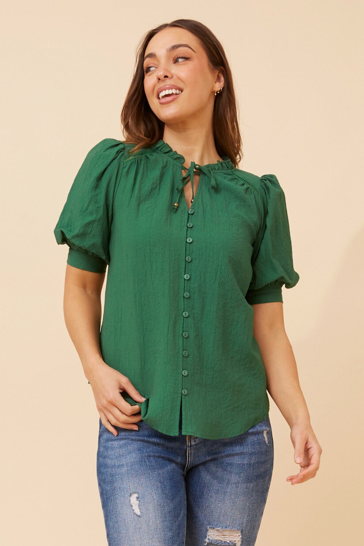 Emma Blouse Green