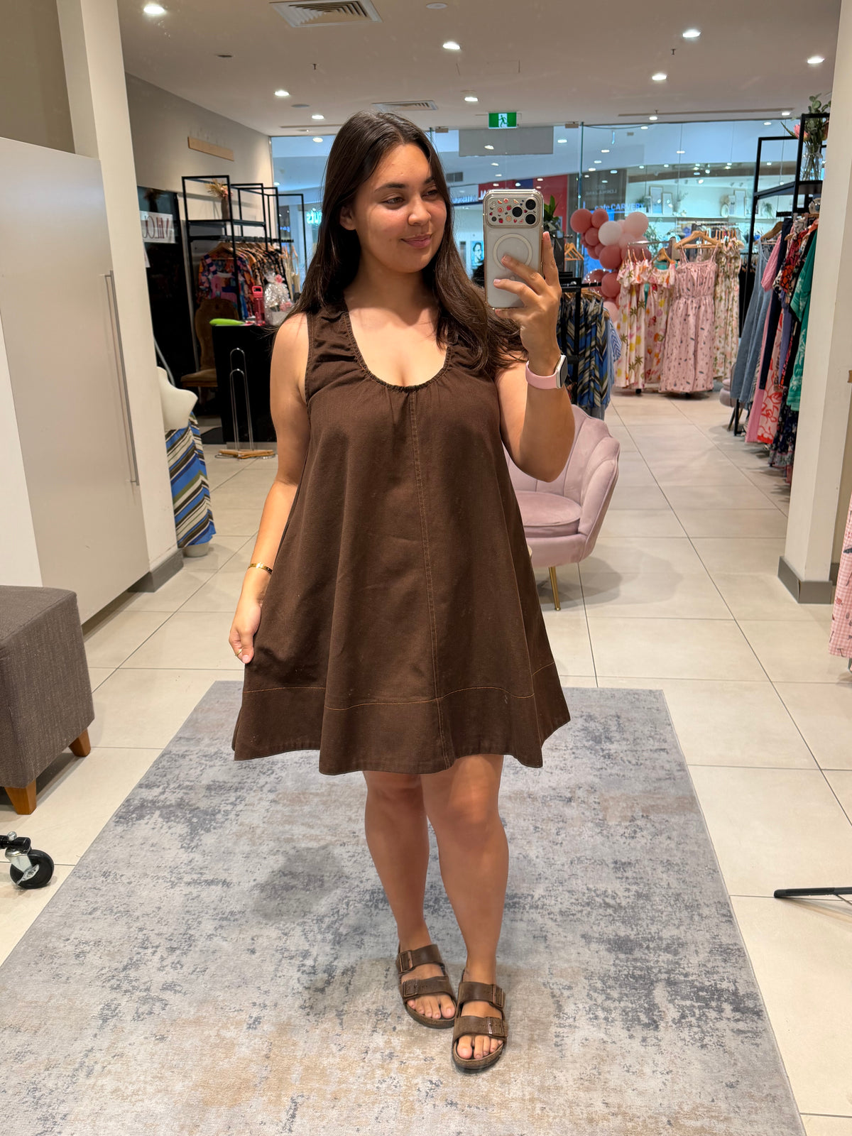Jojo Dress Chocolate
