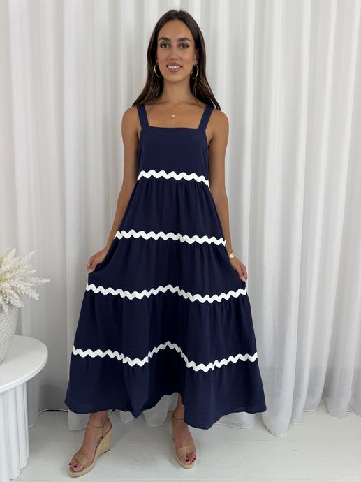 Lisette Dress Navy