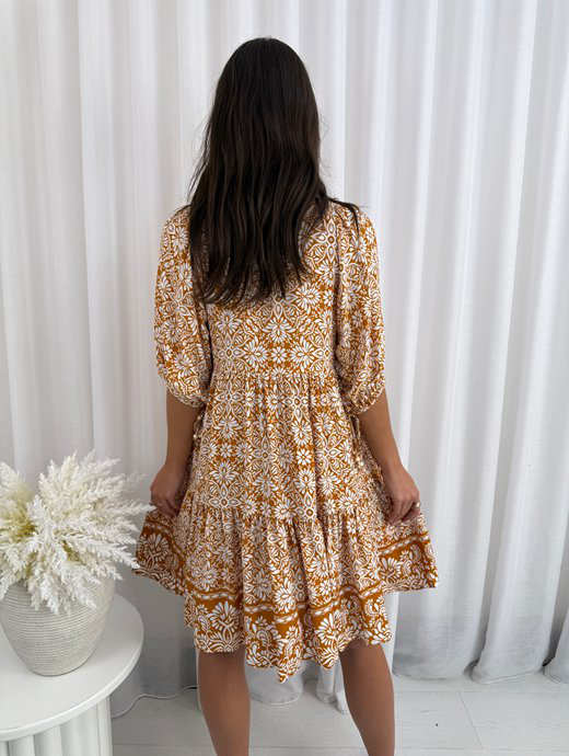 Jana Dress Mustard